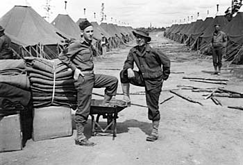 The U.S. Army 18th Engineers Camp in Whitehorse