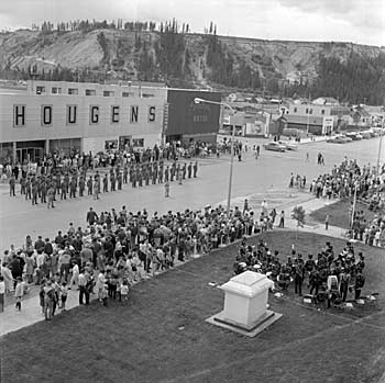 Handover ceremony, April, 1964