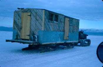 Pipeliners lived in these portable cabins called "...