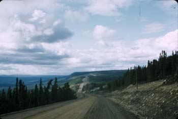 A good view of the Alaska Highway