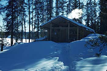 A trapper's cabin