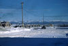 Igloos, otherwise known as Quonset huts, at Camp Canol. February 1944.