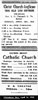 newspaper notice for church services