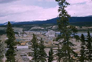 Canol refinery in Whitehorse, April 1944. 